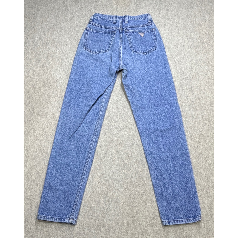 Vintage Guess Jeans Womens 27 Blue 90s High Waisted Mom Jeans 80s Made USA